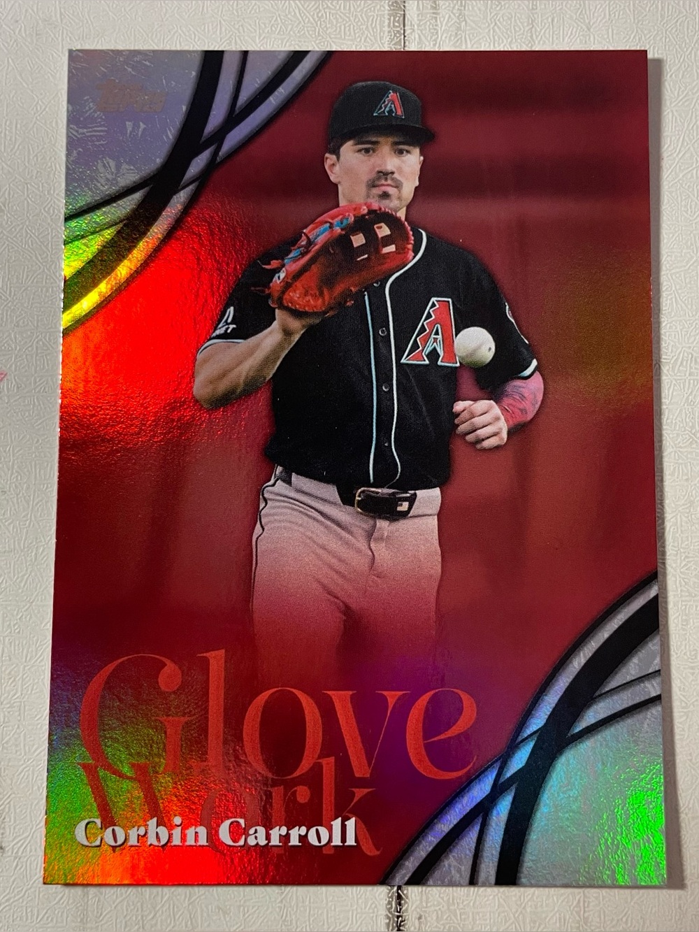 2026 Topps Series 2 - Glove Work - #GW-56 - Corbin Carroll  - Foil Insert